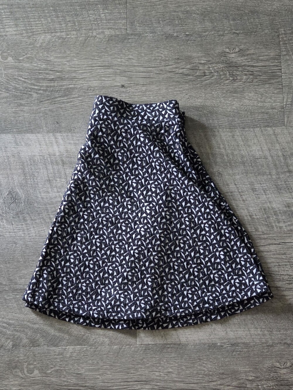 Mossimo Supply Co. Black and White/Cream Detail Skirt.